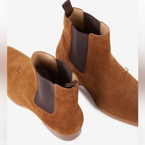 The Kooples Men’s Suede Leather Chelsea Boots NIB Size 42 main image 6